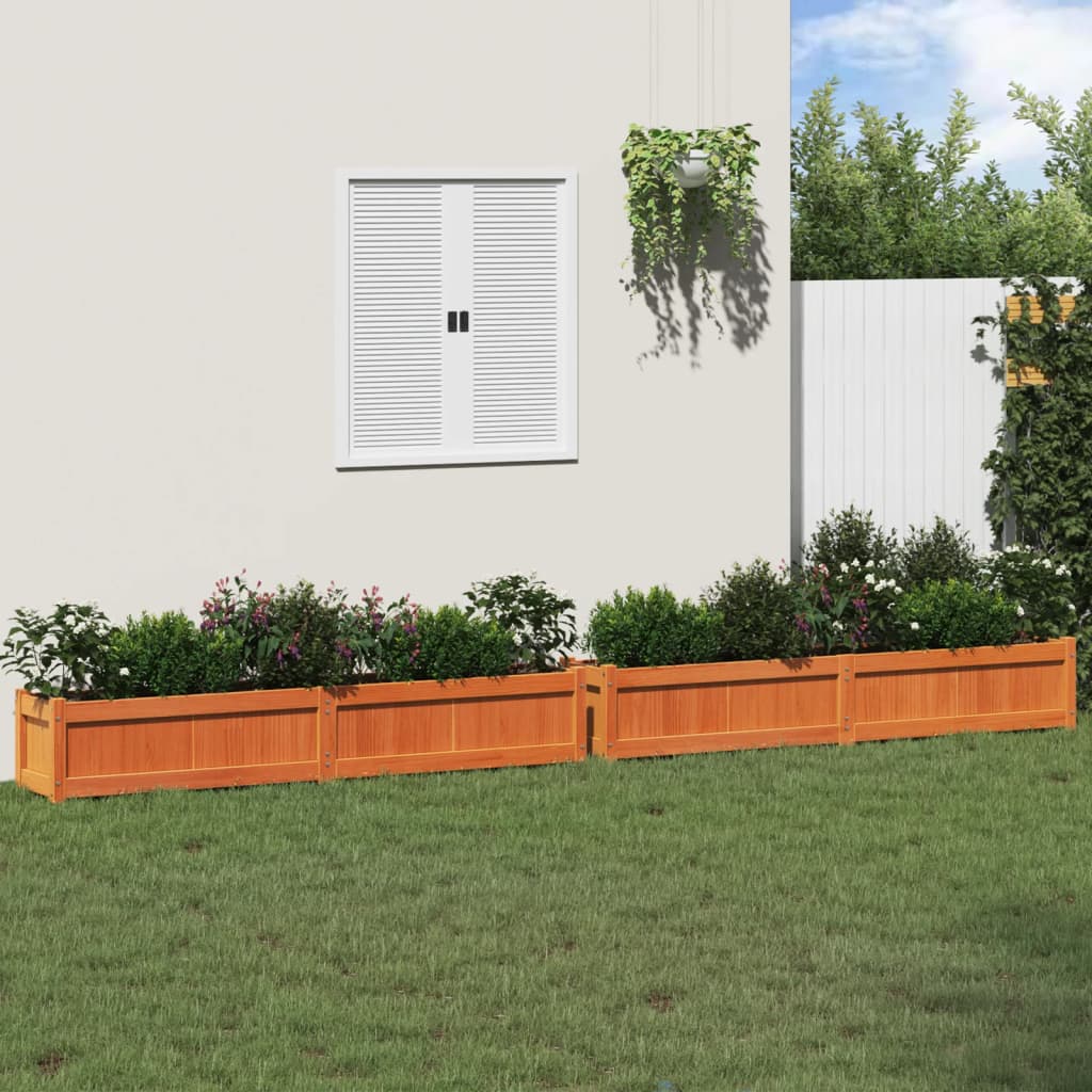 Zahradní Truhlík 180 X 31 X 31 Cm Impregnované Borové Dřevo