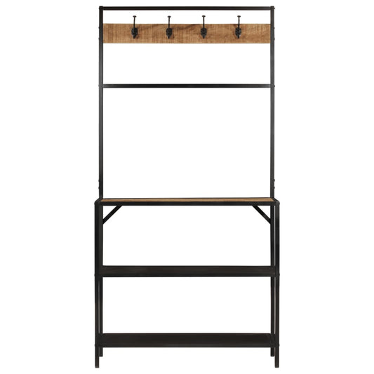 Věšák Na Kabáty 90 X 35 X 180 Cm Masivní Mangovník A Železo