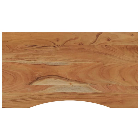 Stolní Deska 80X50X2,5 Cm Obdélníková Masivní Akáciové Dřevo