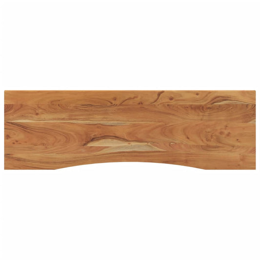 Stolní Deska 140X50X2,5 Cm Obdélníková Masivní Akáciové Dřevo