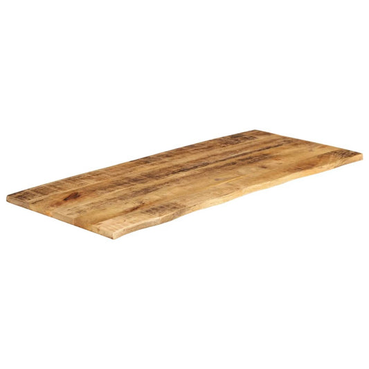 Stolní Deska 140X60X2,5 Cm Živá Hrana Hrubé Mangovníkové Dřevo