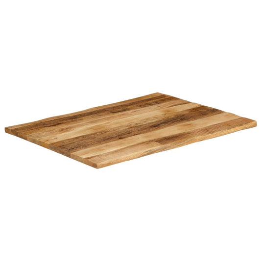 Stolní Deska Živá Hrana 110X80X3,8 Cm Masivní Hrubý Mangovník