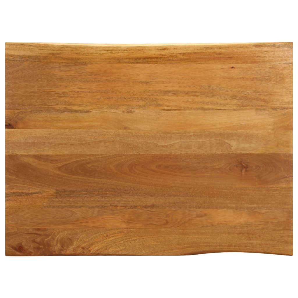 Stolní Deska 80 X 60 X 2,5 Cm Živá Hrana Mangovníkové Dřevo Mangovníkové Dřevo (Dubová Povrchová Úprava)