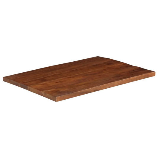 Stolní Deska 90X80X2,5 Cm Obdélníková Masivní Recyklované Dřevo