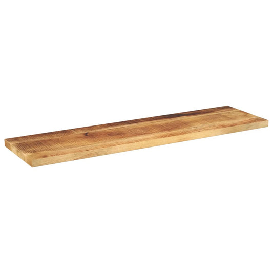 Stolní Deska 120X20X2,5 Cm Obdélníková Hrubé Mangovníkové Dřevo