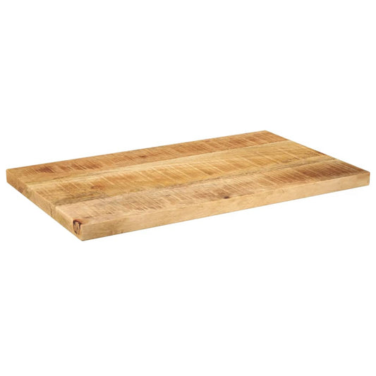 Stolní Deska 60X40X3,8 Cm Obdélníková Hrubé Mangovníkové Dřevo Hrubé Mangovníkové Dřevo (Přírodní)