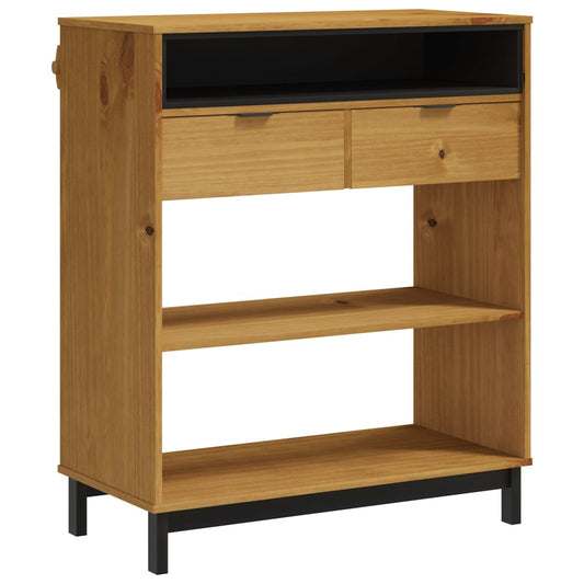 Barový Stůl Flam 92 X 45 X 110 Cm Masivní Borové Dřevo Přírodní