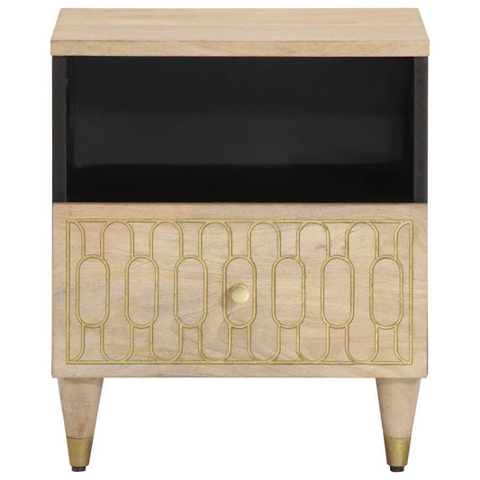 Noční Stolky 2 Ks 40 X 33 X 46 Cm Masivní Mangovníkové Dřevo