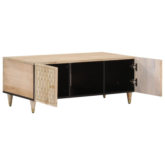 Konferenční Stolek 100 X 54 X 40 Cm Masivní Mangovníkové Dřevo