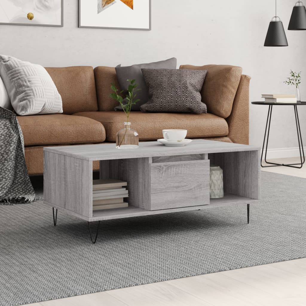 Konferenční Stolek 90X50X36,5 Cm Kompozitní Dřevo