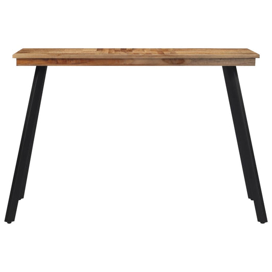 Jídelní Stůl 120 X 62 X 76 Cm Masivní Teakové Dřevo