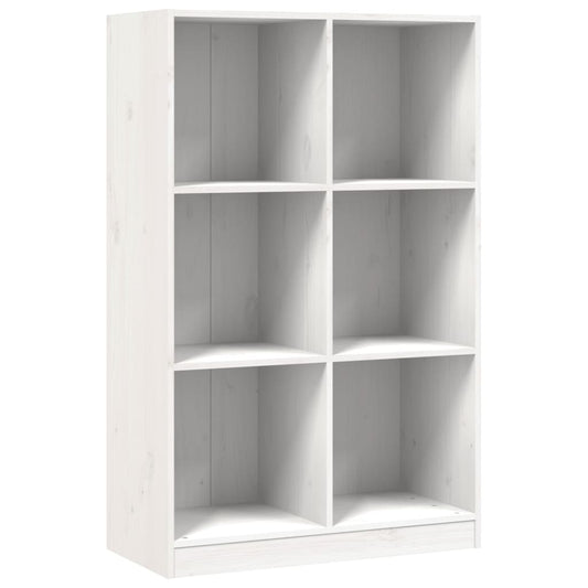 Knihovna 70 X 33 X 110 Cm Masivní Borové Dřevo