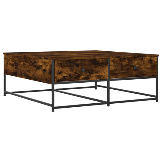 Konferenční Stolek Kouřový Dub 100X99X40 Cm Kompozitní Dřevo
