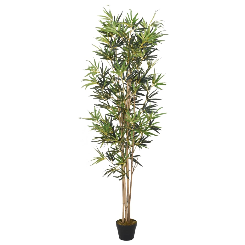 Umělý Bambus 552 Listů 120 Cm Zelený