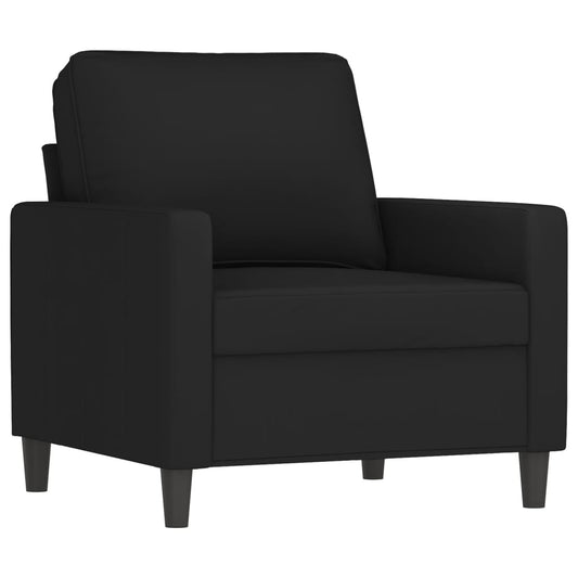 Křeslo Černé 60 Cm Samet