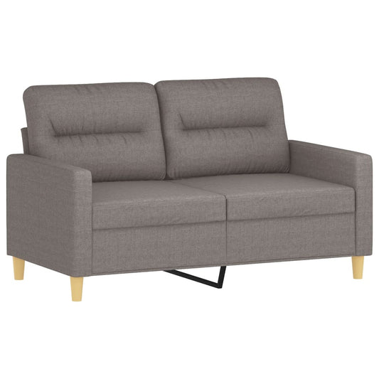2Místná Pohovka Taupe 120 Cm Textil