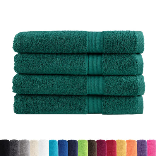 Premium Ručníky Solund 4 Ks Zelené 600 G/M² Zelená