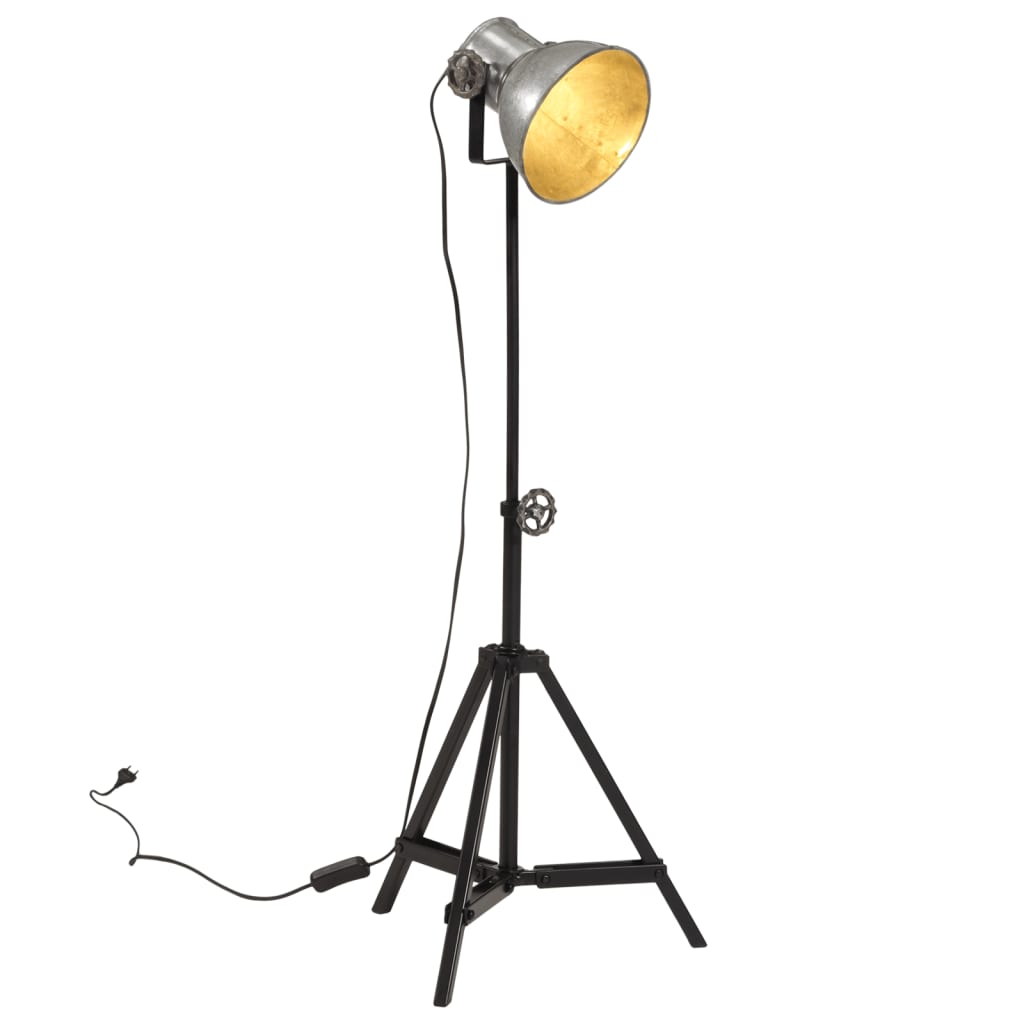Stojací Lampa 25 W Černá 35 X 35 X 65/95 Cm E27