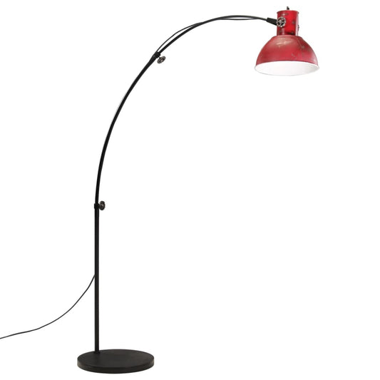 Stojací Lampa 25 W Červená Patina 150 Cm E27