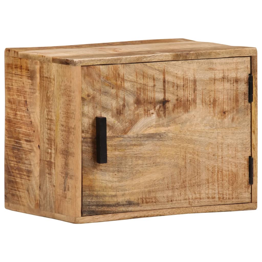 Nástěnný Noční Stolek 40X30X25 Cm Masivní Mangovníkové Dřevo