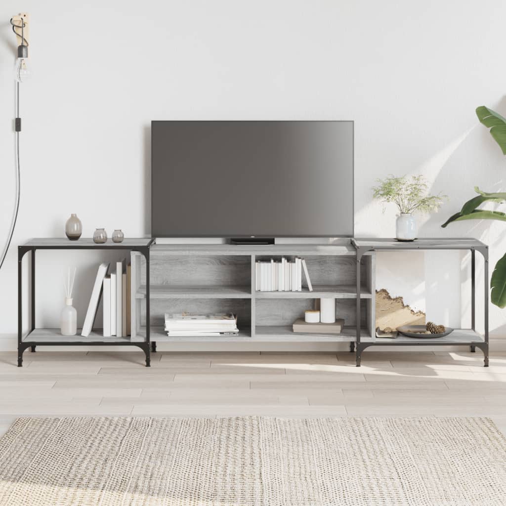 Tv Skříňka Černá 153 X 37 X 50 Cm Kompozitní Dřevo