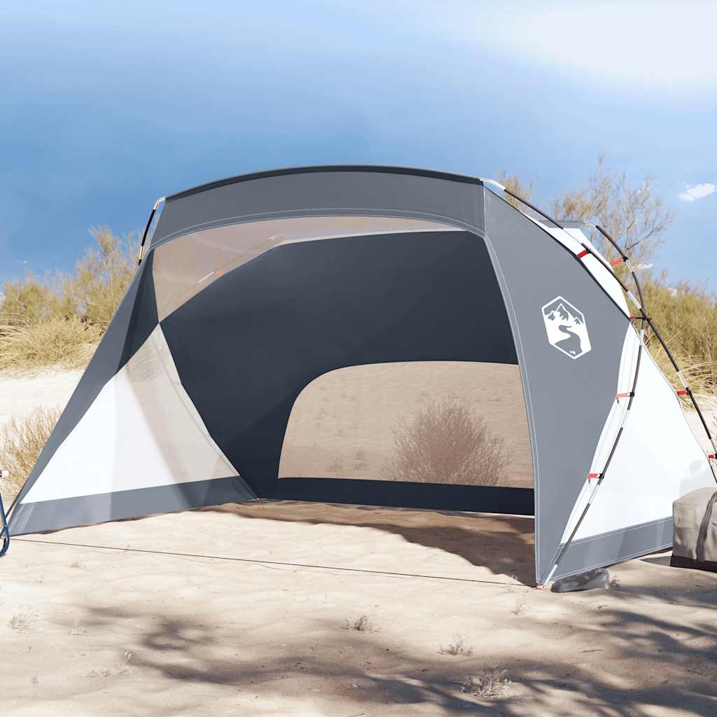Plážový Stan Azurově Modrý 274X178X170/148 Cm 185T Polyester