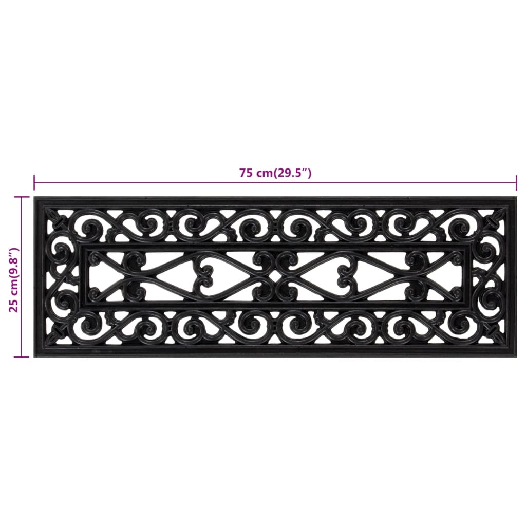 Nášlapy Na Schody 5 Ks 25 X 75 Cm Guma