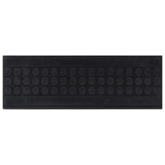 Nášlapy Na Schody 5 Ks 25 X 75 Cm Guma Kouřový Dub