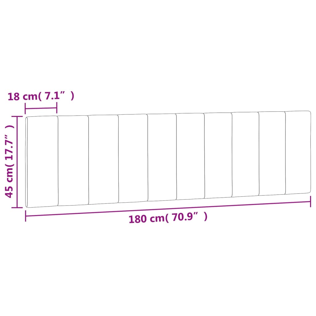 Polštář Na Čelo Postele Hanko Růžový 180 Cm Samet