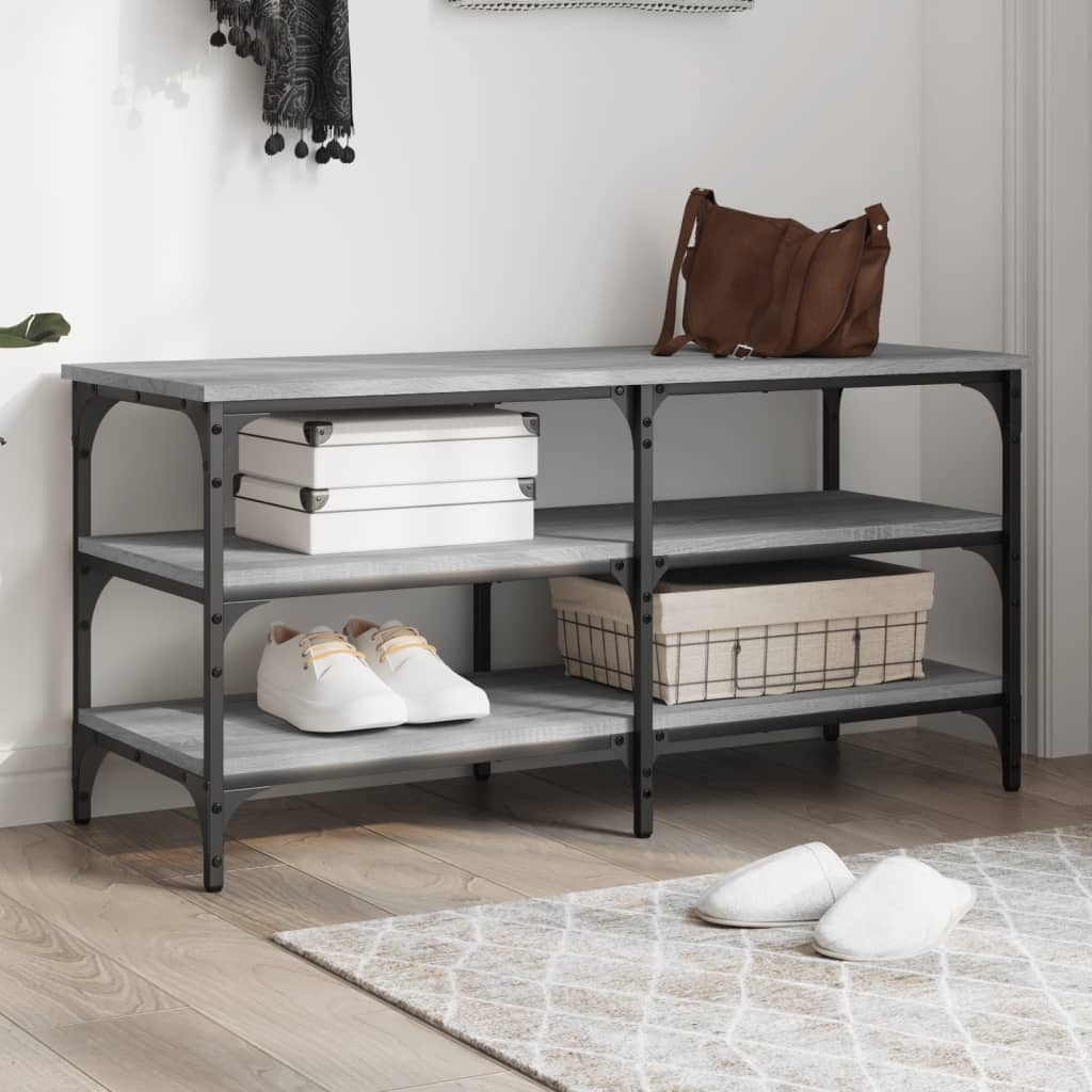 Lavice S Botníkem 70 X 38,5 X 49 Cm Kompozitní Dřevo