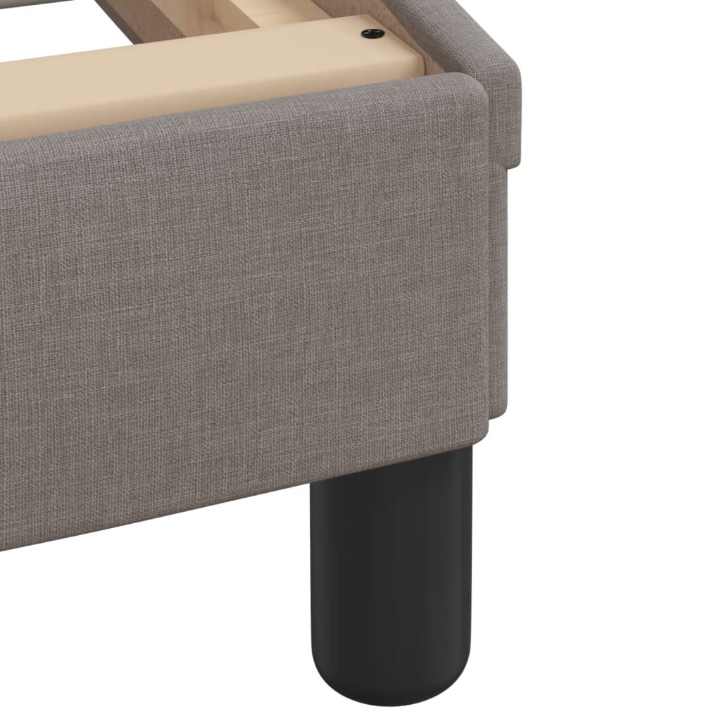 Rám Postele S Led Bez Matrace Hvar Taupe 80X200 Cm Látka