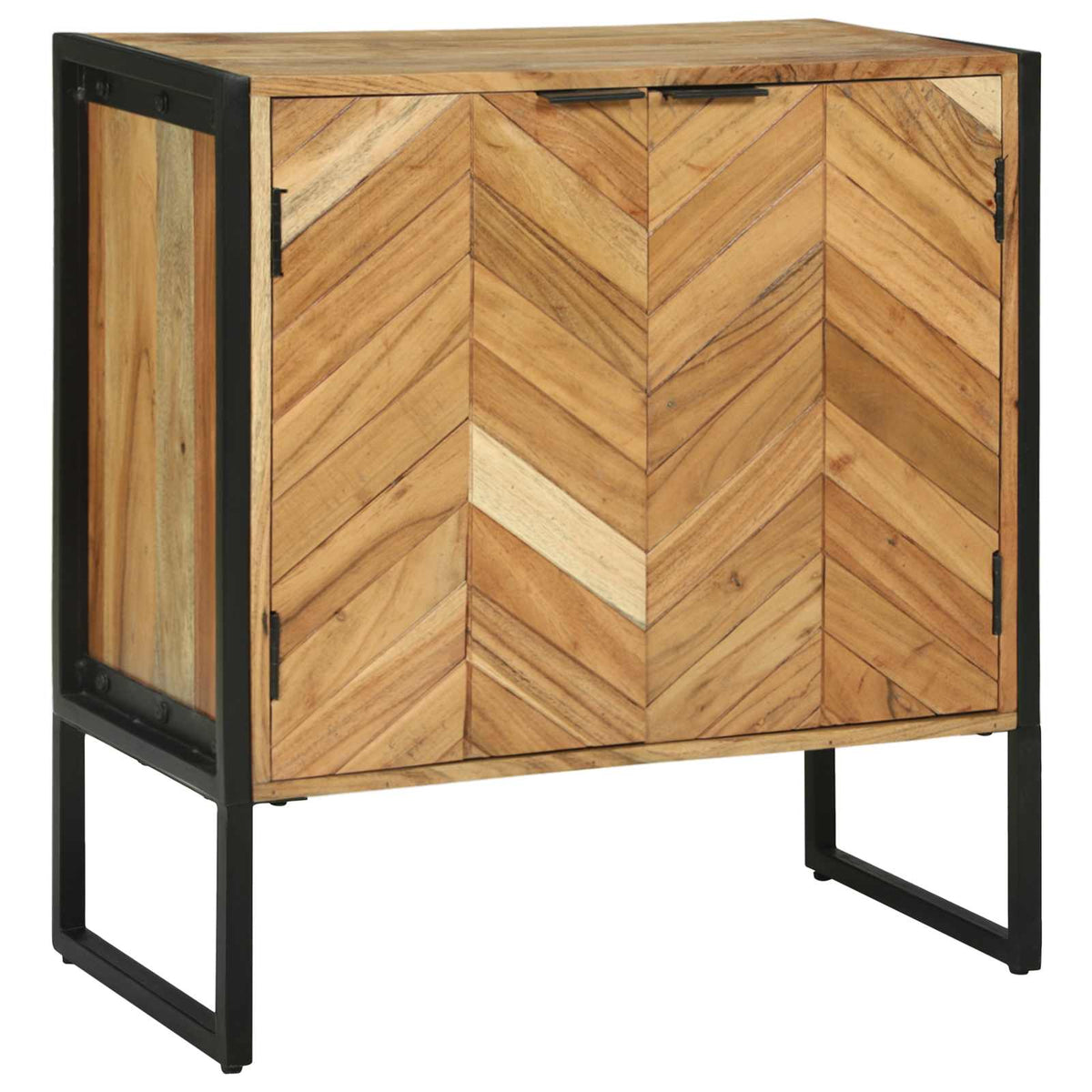 Servírovací Skříň 100 X 30 X 75 Cm Masivní Akáciové Dřevo