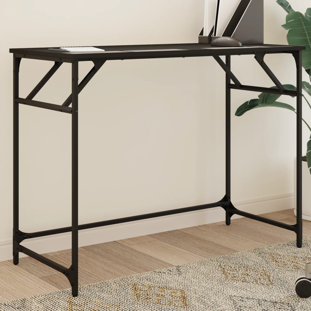 Psací Stůl 100 X 45 X 76 Cm Kompozitní Dřevo A Ocel
