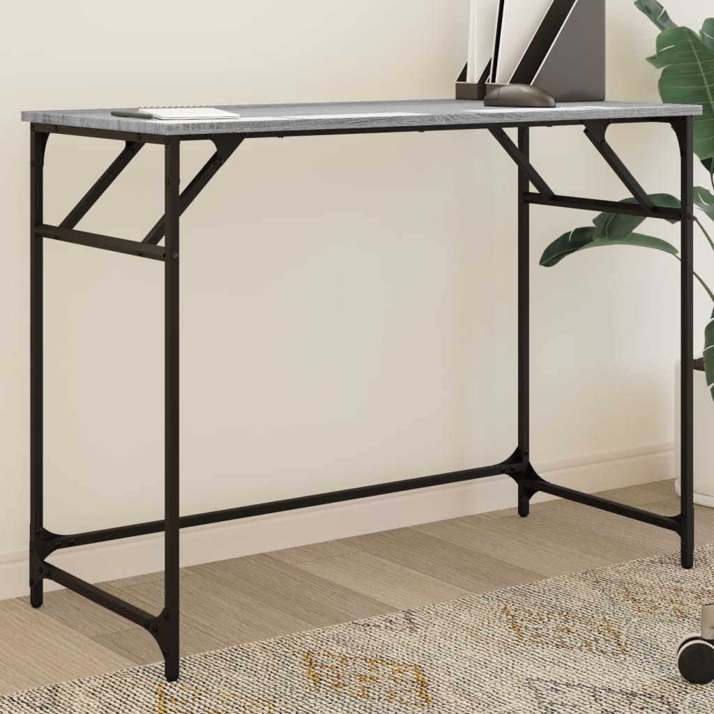 Psací Stůl 100 X 45 X 76 Cm Kompozitní Dřevo A Ocel