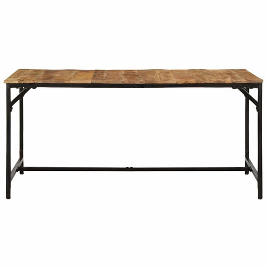 Jídelní Stůl 160X80X75 Cm Masivní Dřevo, Surové Mango