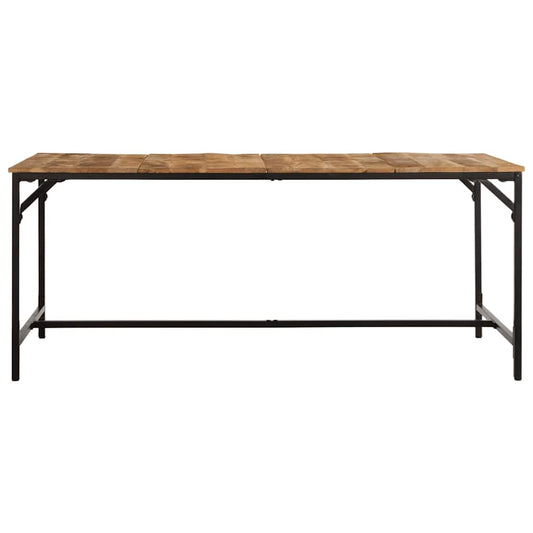 Jídelní Stůl 180X90X75 Cm Masivní Dřevo, Surové Mango
