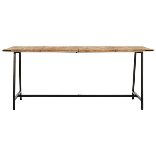 Jídelní Stůl 180 X 90 X 75 Cm Masivní Mangovníkové Dřevo