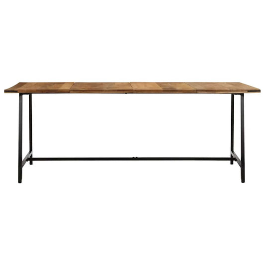 Jídelní Stůl 200 X 100 X 75 Cm Masivní Mangovníkové Dřevo