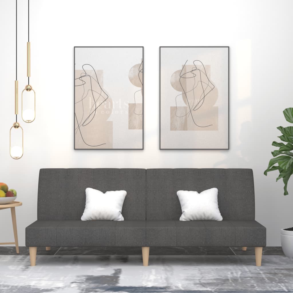 2Místná Rozkládací Pohovka Textil