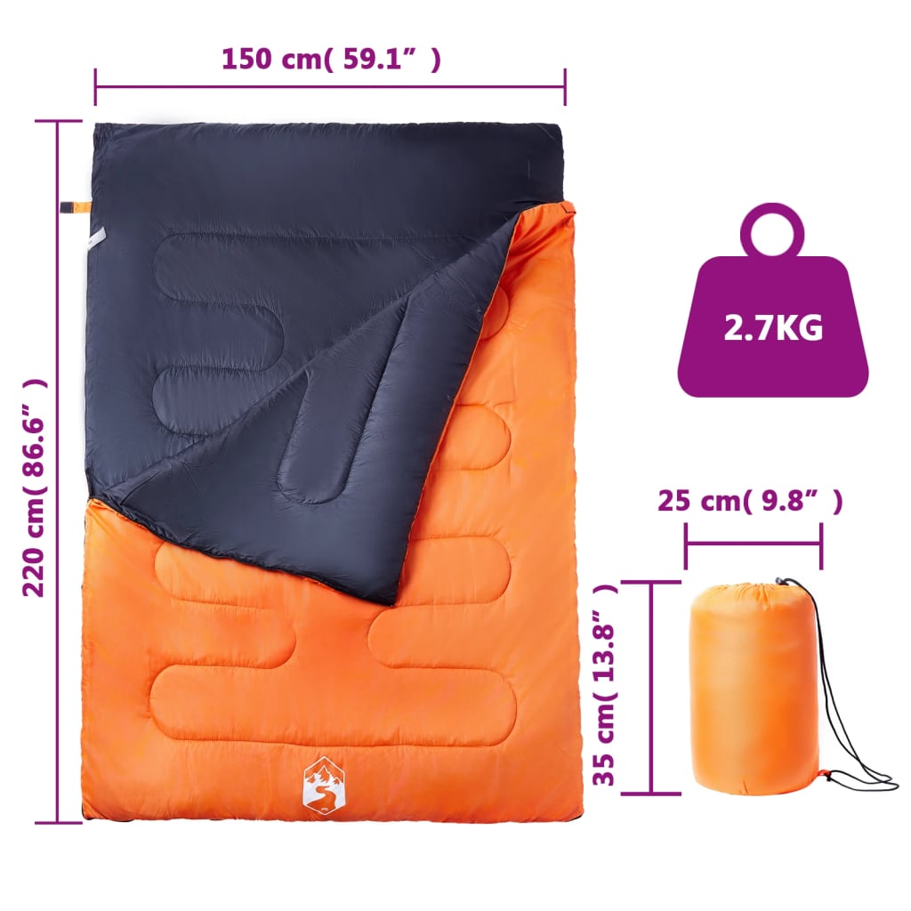 Dvojitý Spací Pytel S Polštáři Pro Dospělé 3–4 Roční Období