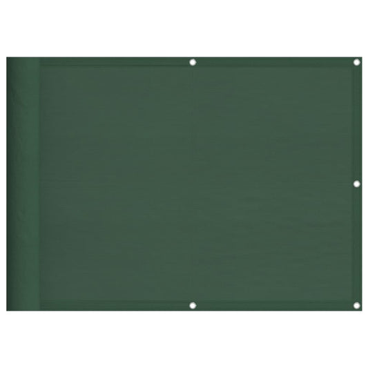 Balkonová Zástěna Tmavě Zelená 75X700 Cm 100% Polyester Oxford