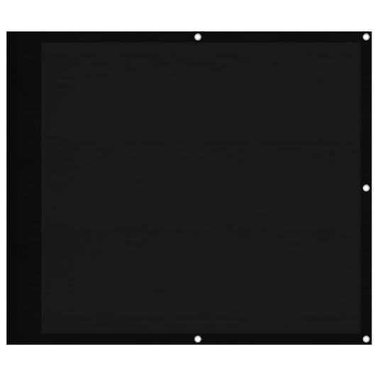 Balkonová Zástěna Černá 90 X 800 Cm 100% Polyester Oxford