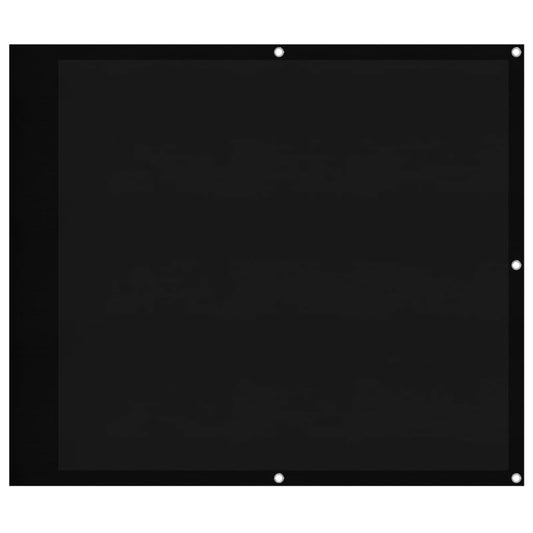 Balkonová Zástěna Černá 90 X 1 000 Cm 100% Polyester Oxford