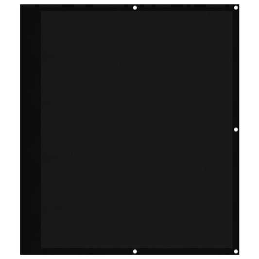 Balkonová Zástěna Černá 120 X 800 Cm 100% Polyester Oxford