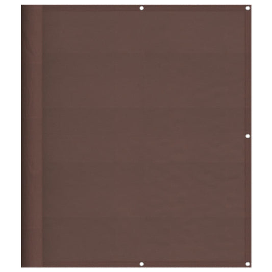 Balkonová Zástěna Hnědá 120 X 1 000 Cm 100% Polyester Oxford