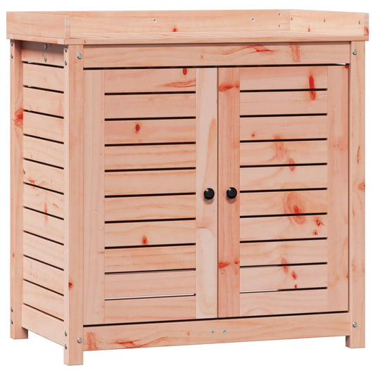 Přesazovací Stůl S Policemi 82,5X50X86,5 Cm Masivní Douglaska