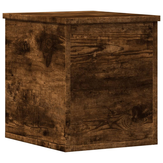Úložný Box Kouřový Dub 30 X 35 X 35 Cm Kompozitní Dřevo