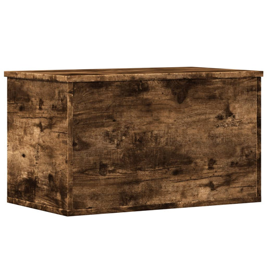 Úložný Box Kouřový Dub 60 X 35 X 35 Cm Kompozitní Dřevo