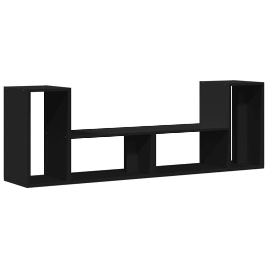 Tv Skříňky 2 Ks Černé 75 X 30 X 50 Cm Kompozitní Dřevo