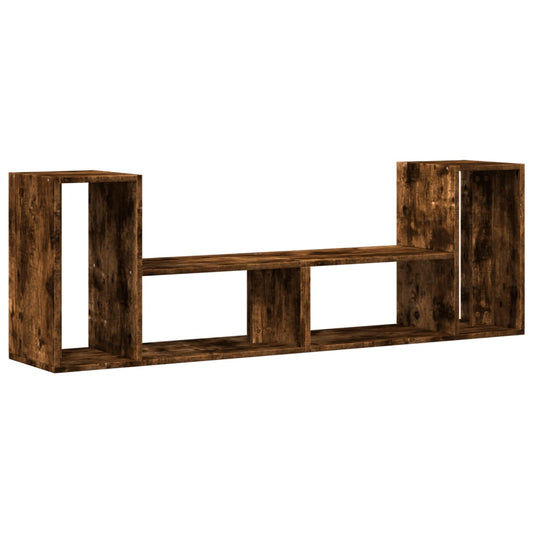 Tv Skříňky 2 Ks Kouřový Dub 75 X 30 X 50 Cm Kompozitní Dřevo